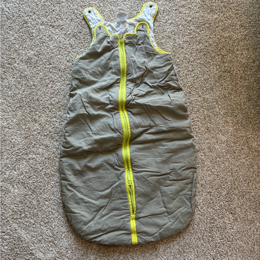 Kids Sleep Sack with Yellow Trim